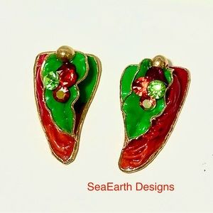 Vintage Signed Amy Lacombe Earrings